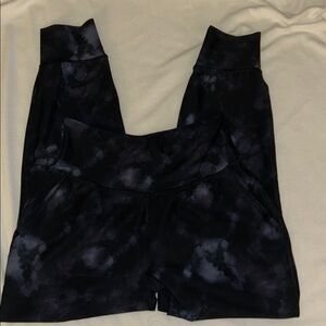 Old Navy Black and Blue tie dye Joggers Sz: M